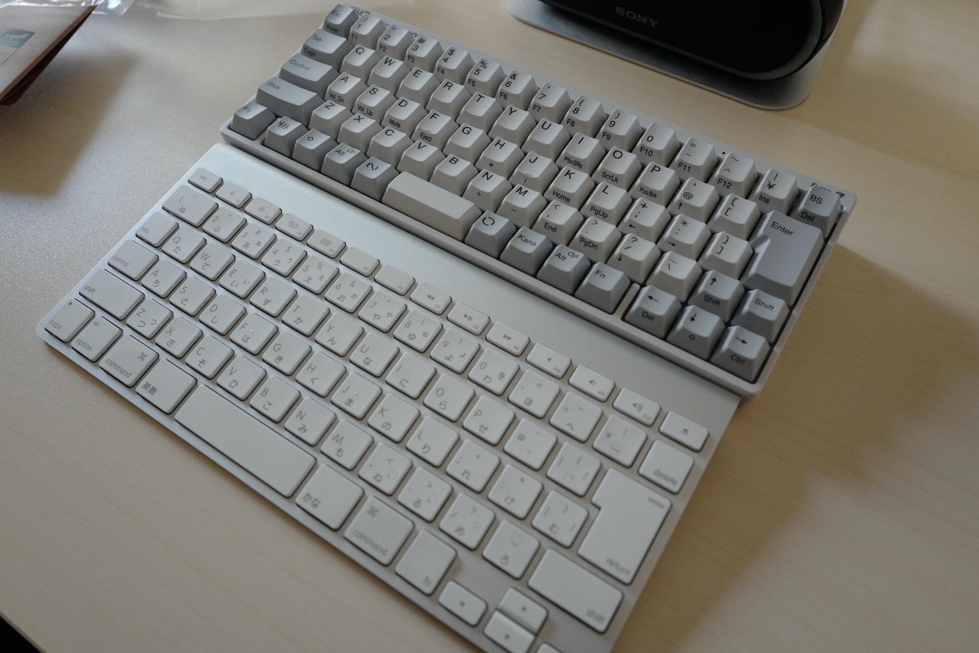 Apple Wireless KeyboardとHHKB